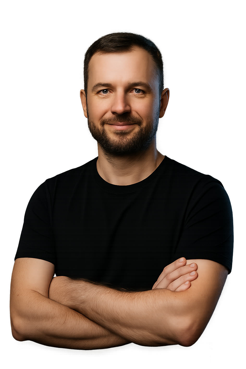 Portrait of Maksym Bondarenko, Frontend Architect at LaunchGrid