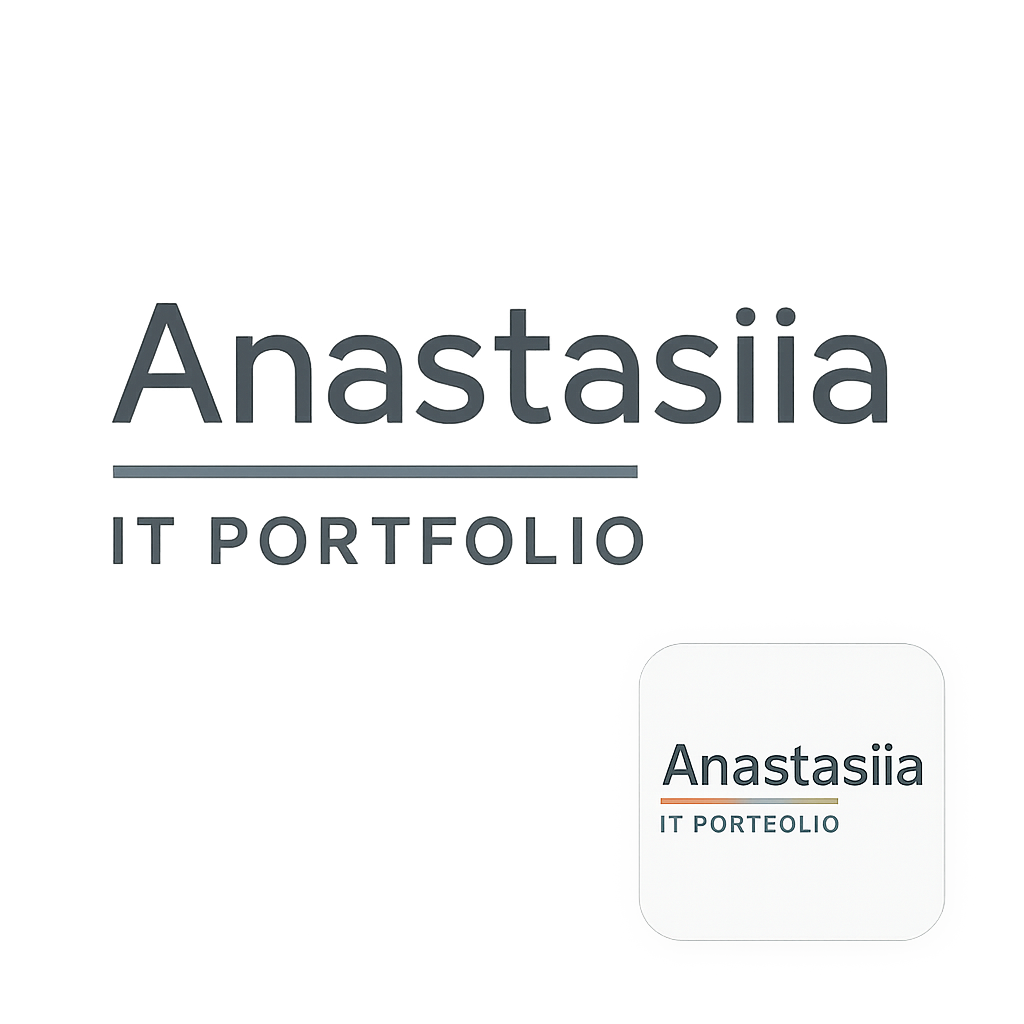 Anastasiia IT Portfolio logo