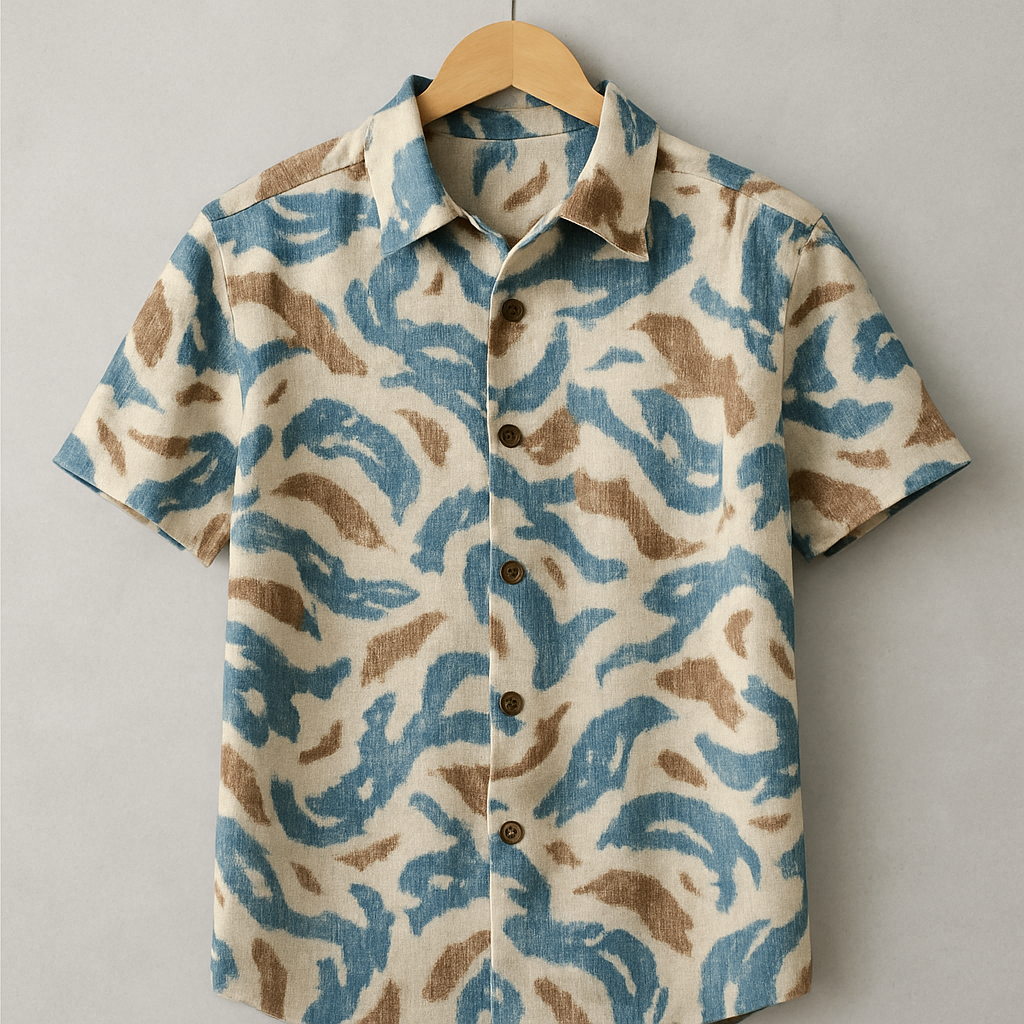 Short Sleeve Button-Up