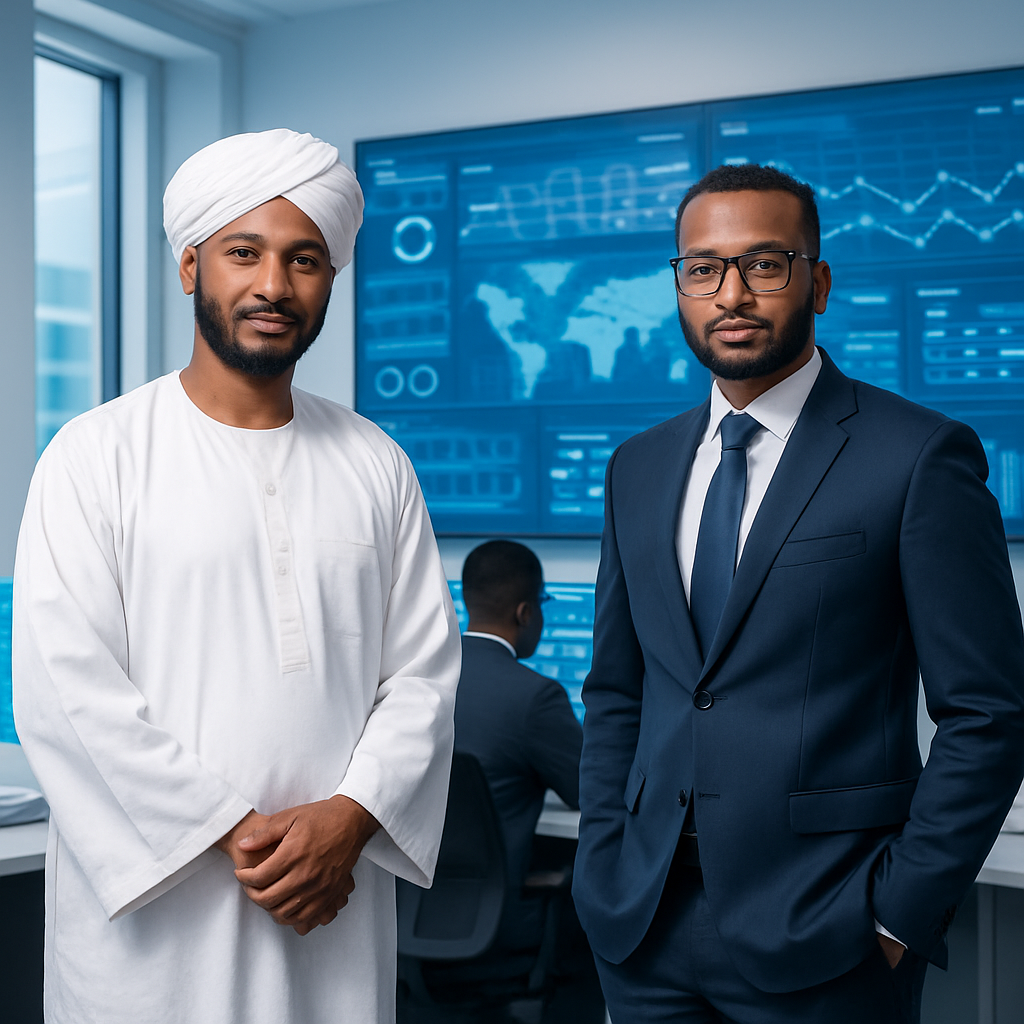 شاشة تحكم طاقة حديثة تعرض مخططات تشغيل وشبكات تكامل أنظمة داخل غرفة عمليات تقنية