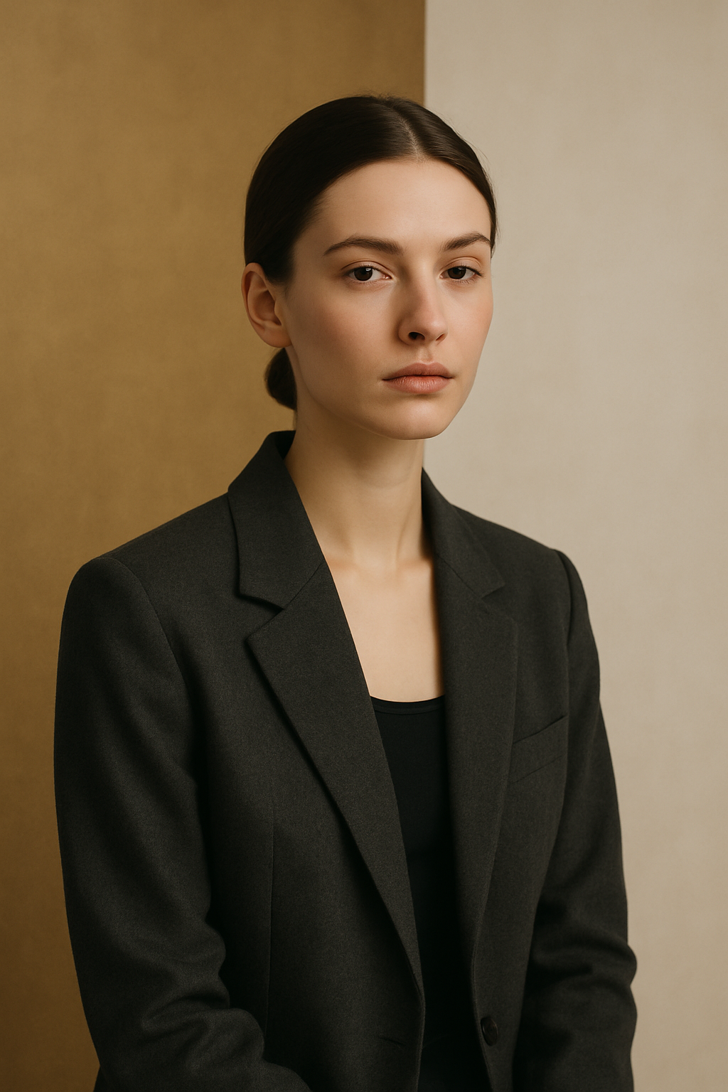 Editorial portrait in studio