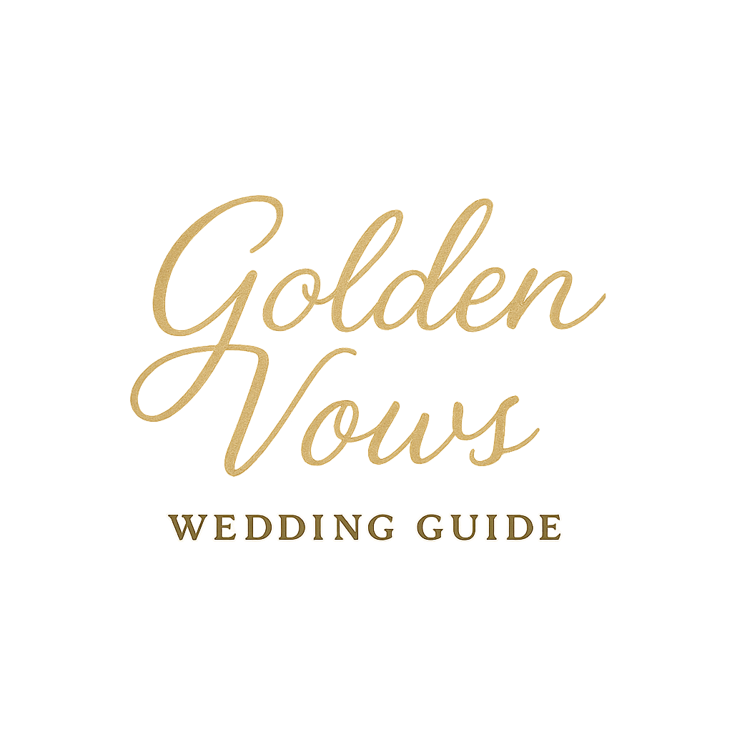 Golden Vows wedding guide logo