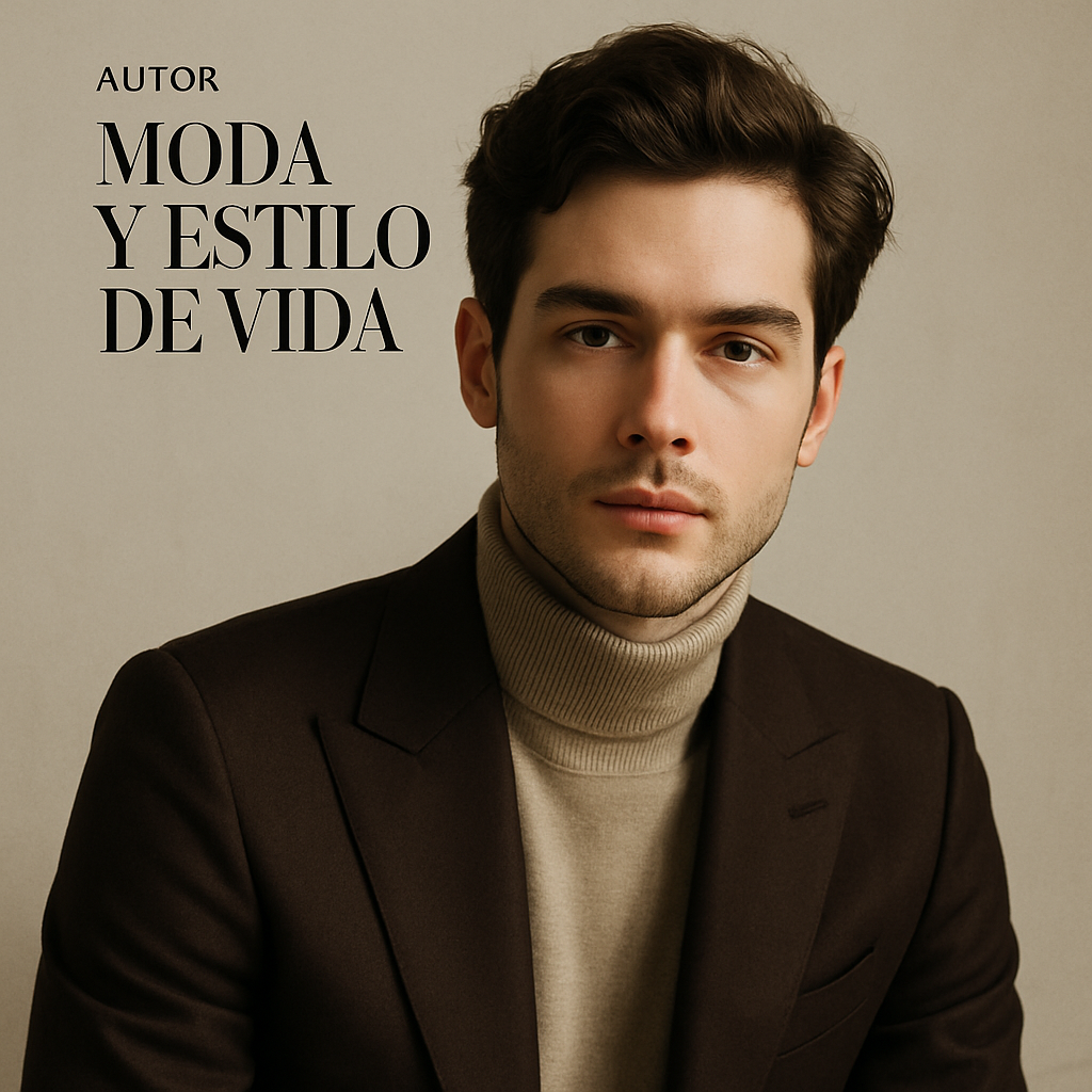 Foto del autor, estilo editorial premium