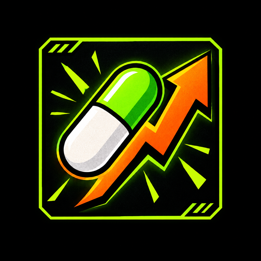 Tiny neon pump icon badge