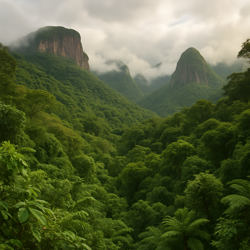 Parque Nacional Amboró, selva y montañas