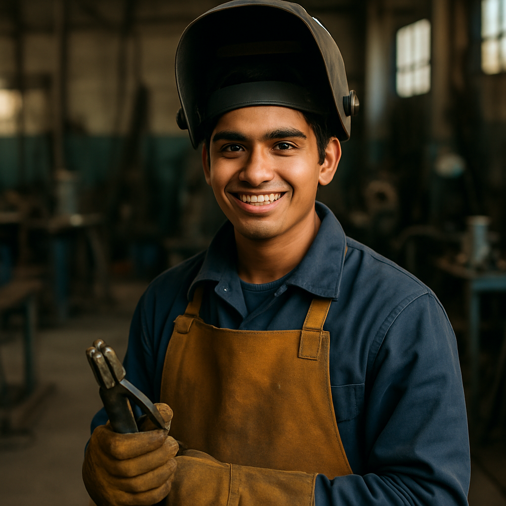 Javed Khan, Junior Welder