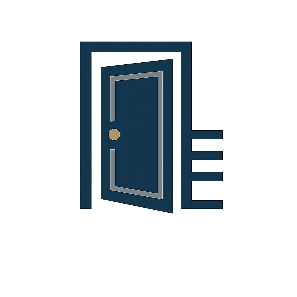 KM DOORS logo