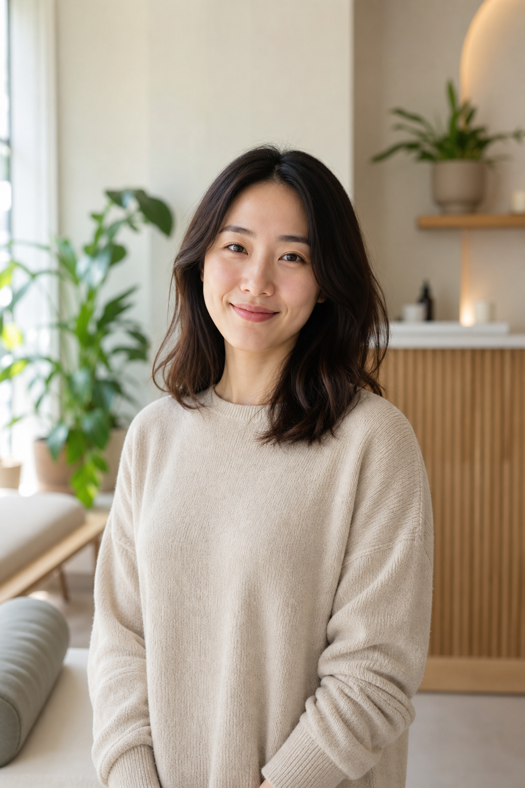 Portrait of Maya Lin, wellness practitioner