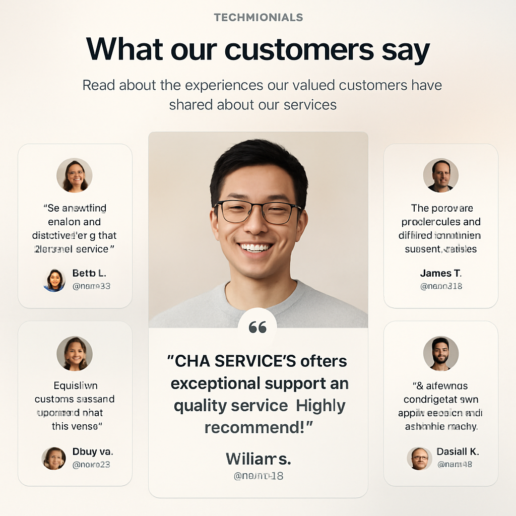 Portrait of Daniel Chen, happy customer