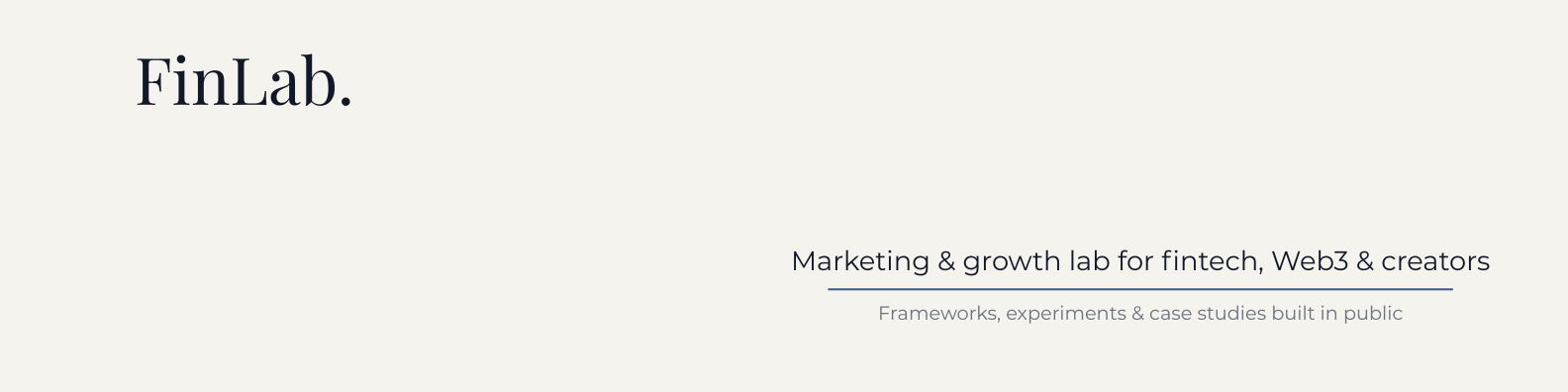 FinLab logo wordmark