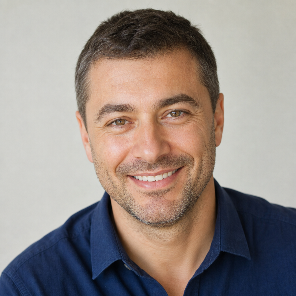 Portrait of Dmytro, a seller of a family apartment in Obolon