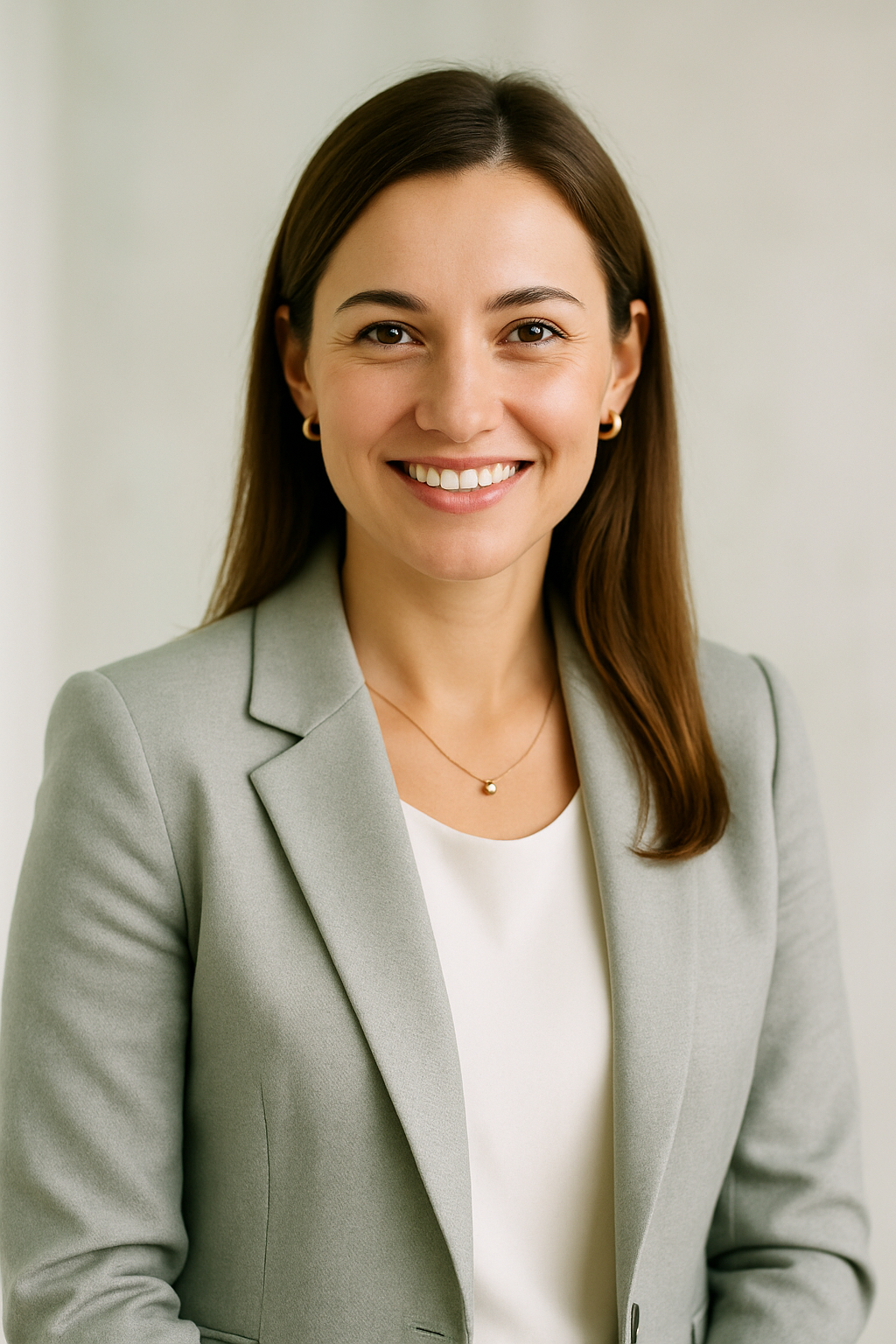 Professional portrait of Olha Melnyk