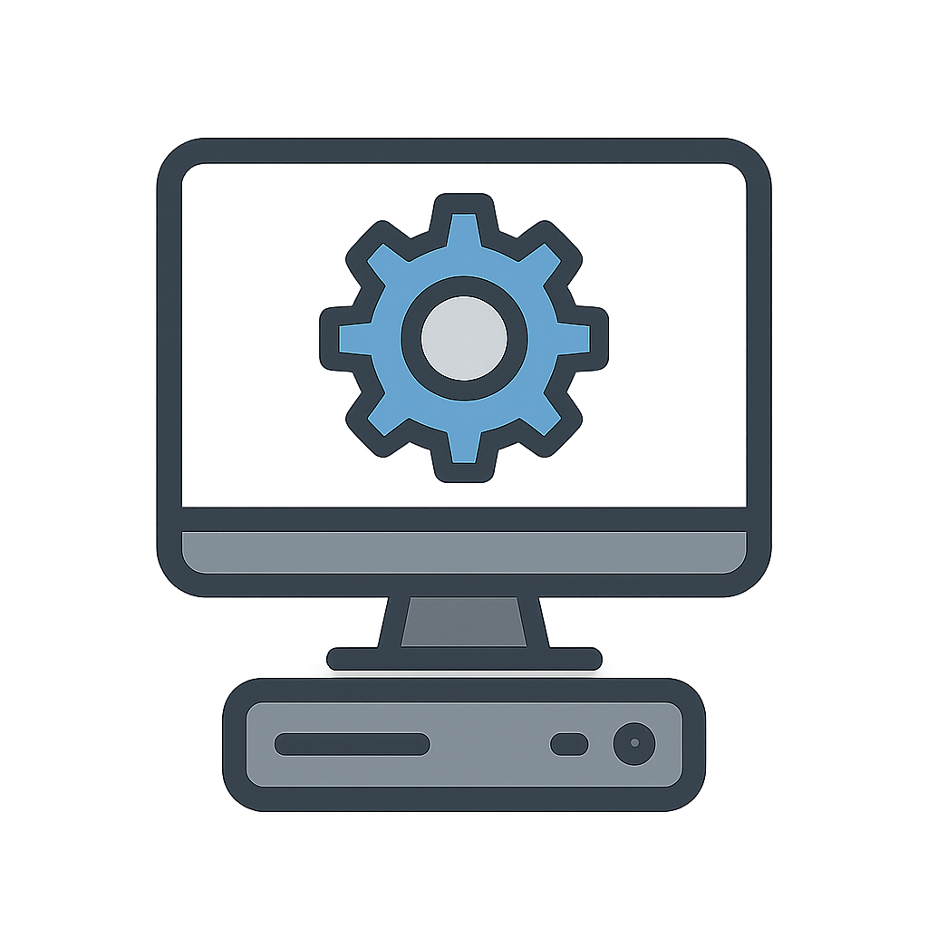 Computer IT Support Icon