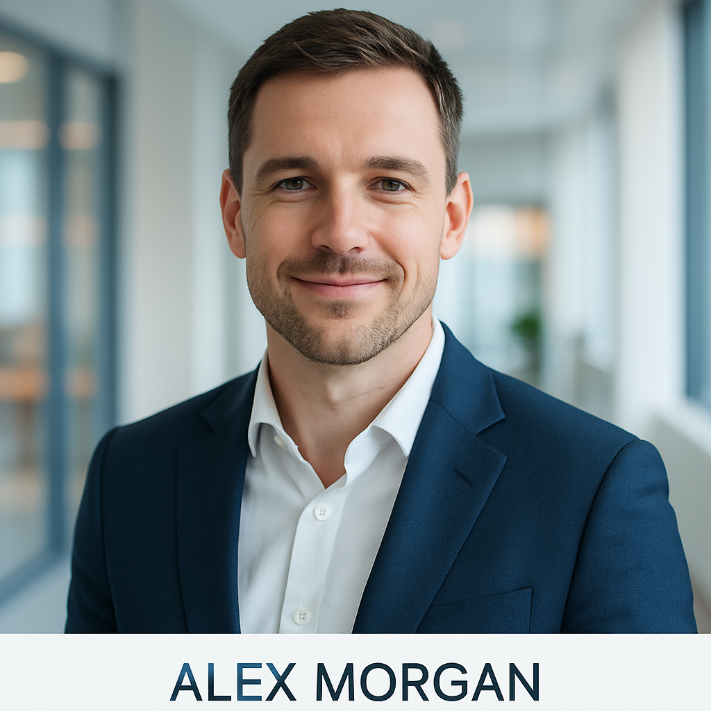 Alex Morgan, CEO of BrightLeap, testimonial portrait