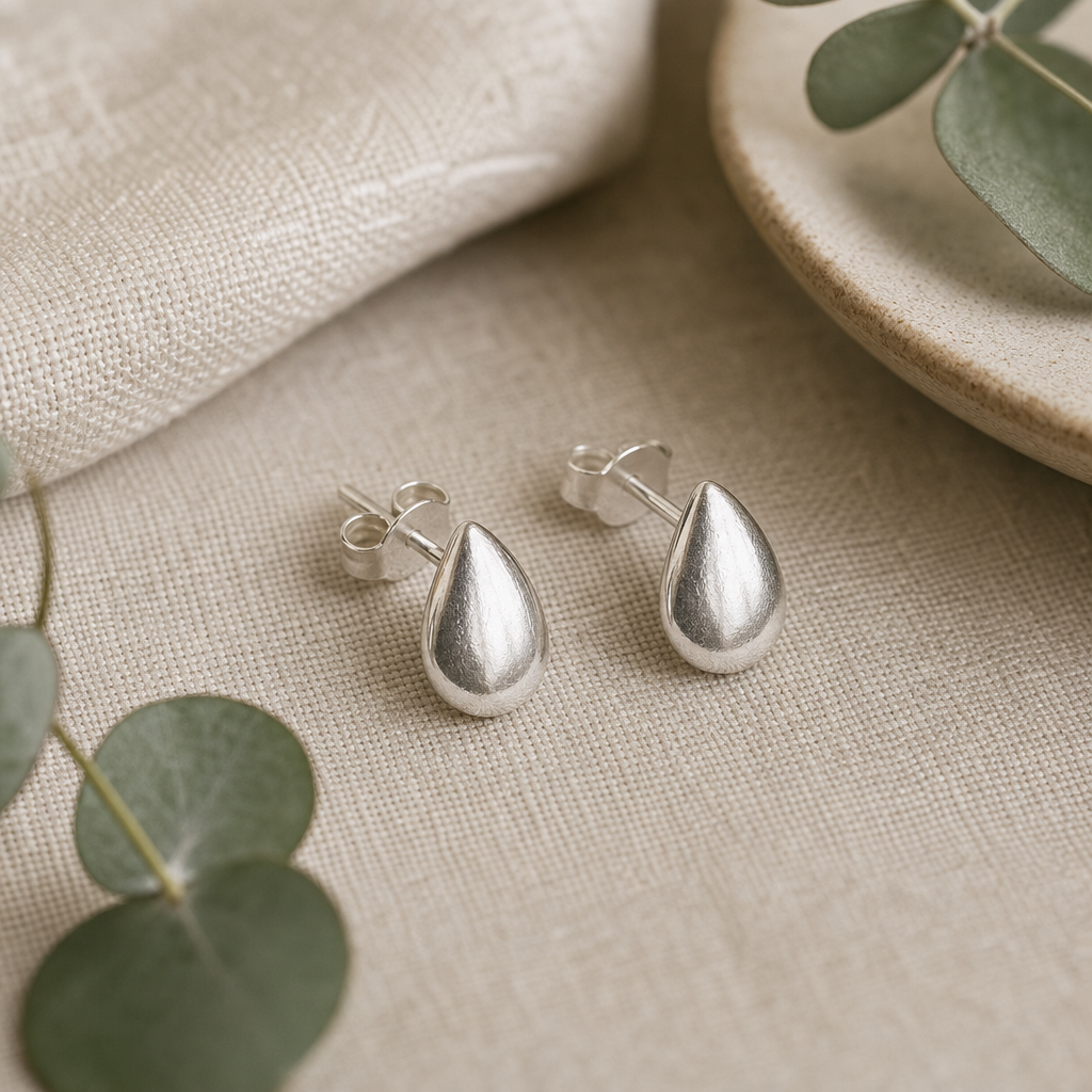 Dewdrop Studs handcrafted jewelry