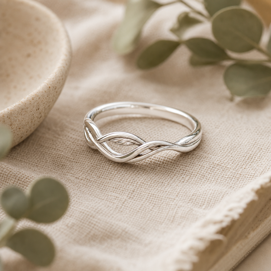 Willow Twist Ring handcrafted jewelry