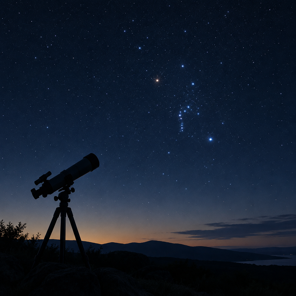 Orion rising over the eastern horizon thumbnail