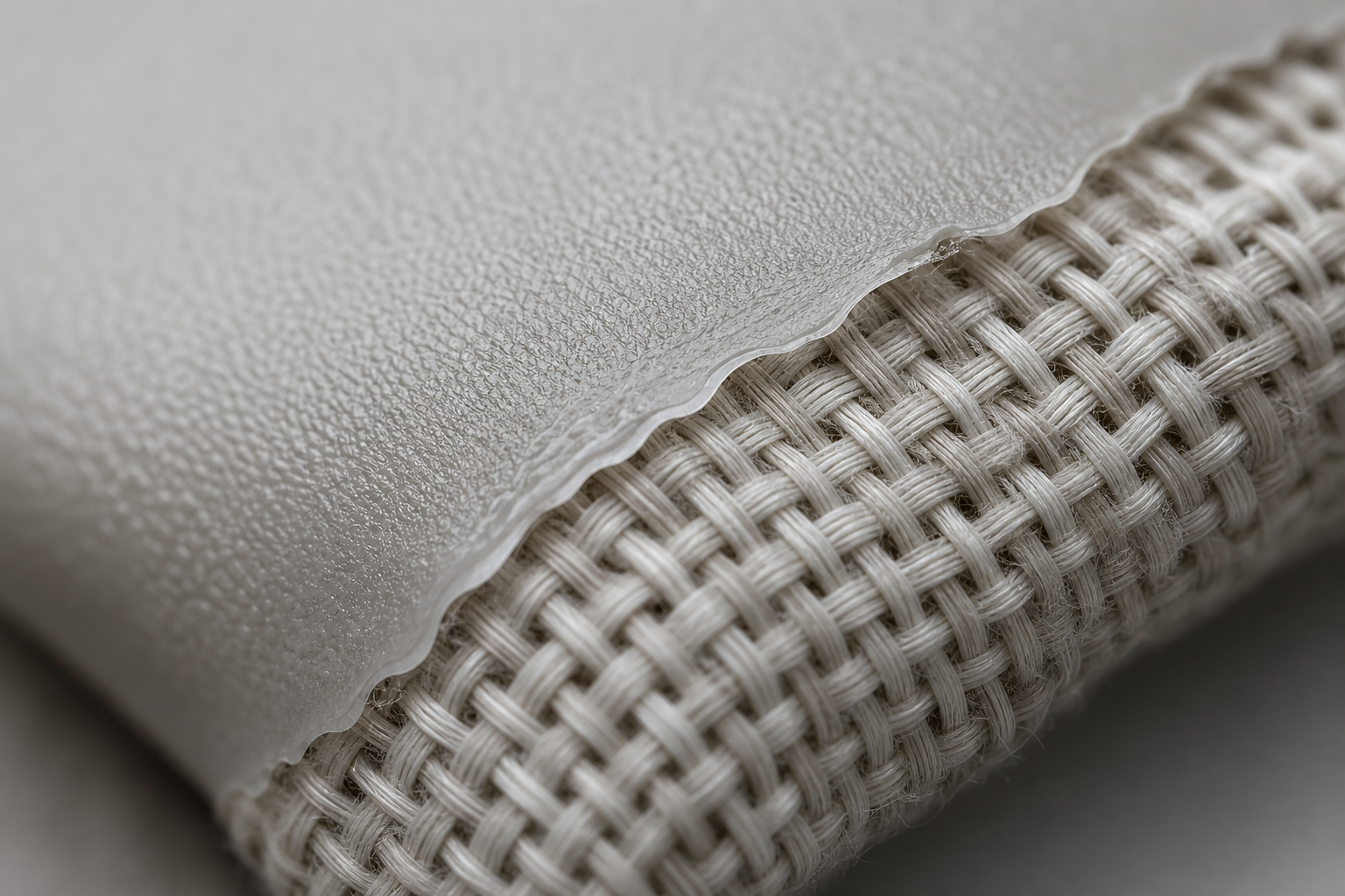 Macro Detail image showing close-up weave and coating detail
