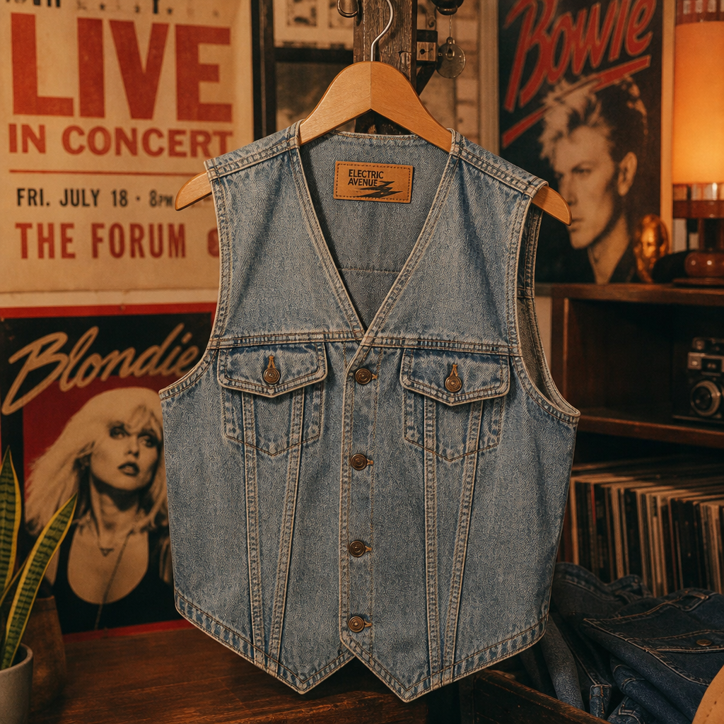 Electric Avenue Denim Vest