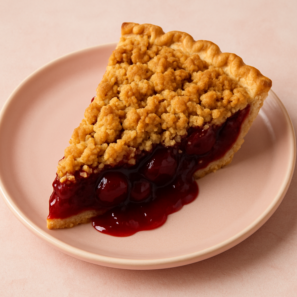 Cherry Crumble Pie