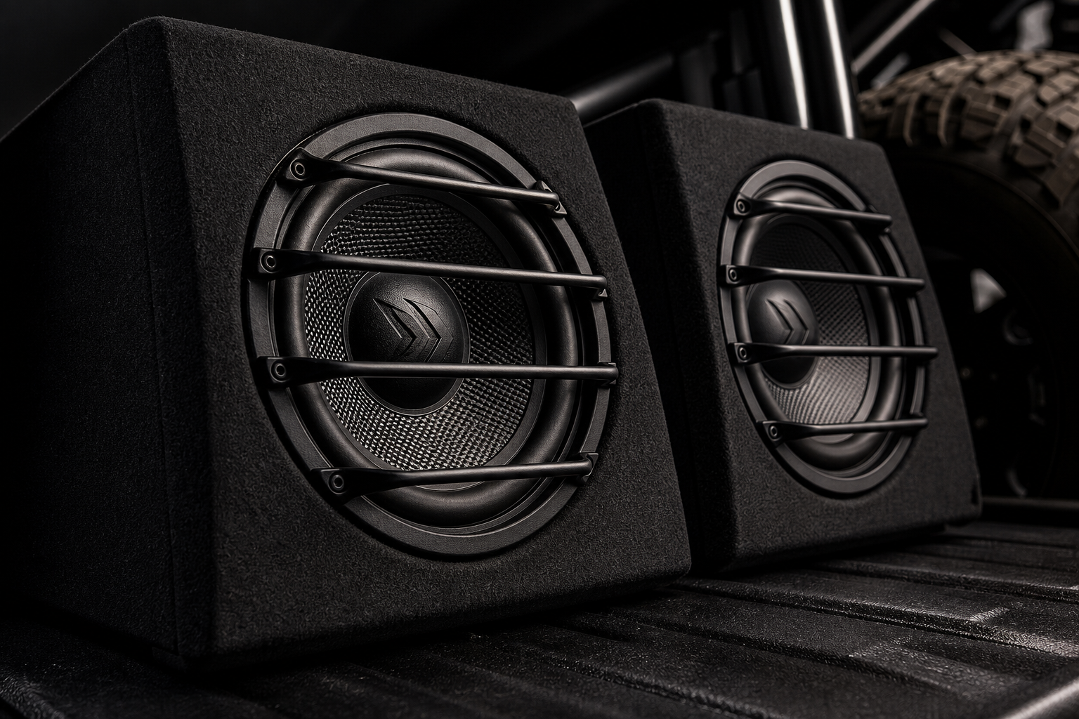 High-performance subwoofers in rugged enclosures