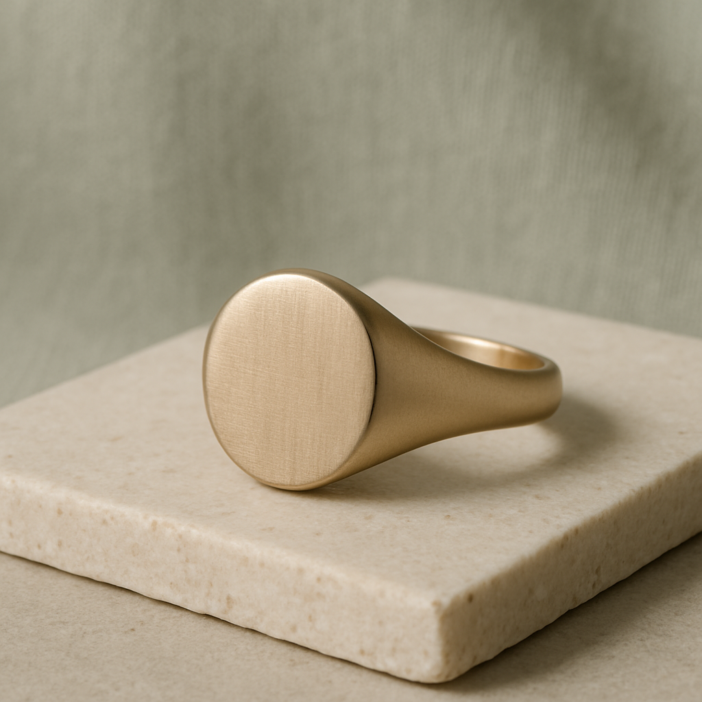 Coastline signet ring