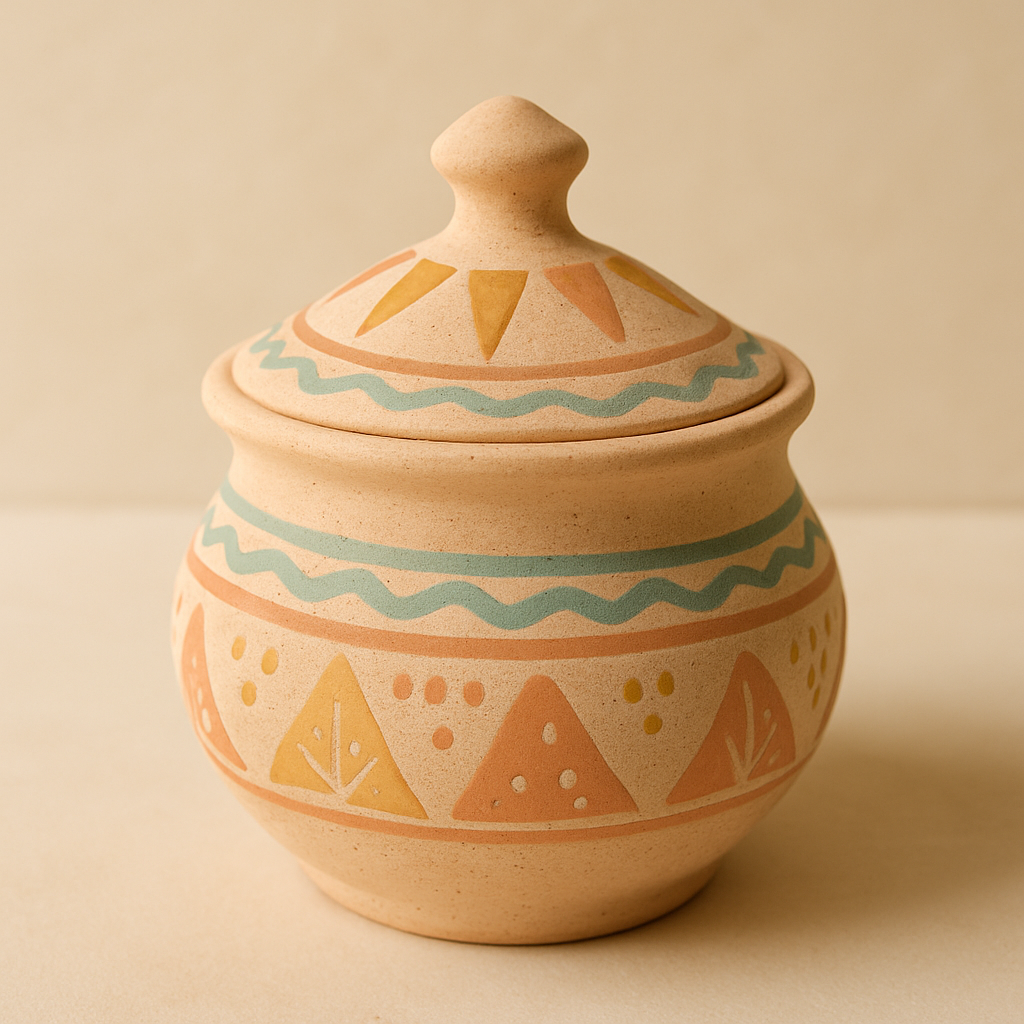 Pot à couvercle mangoro