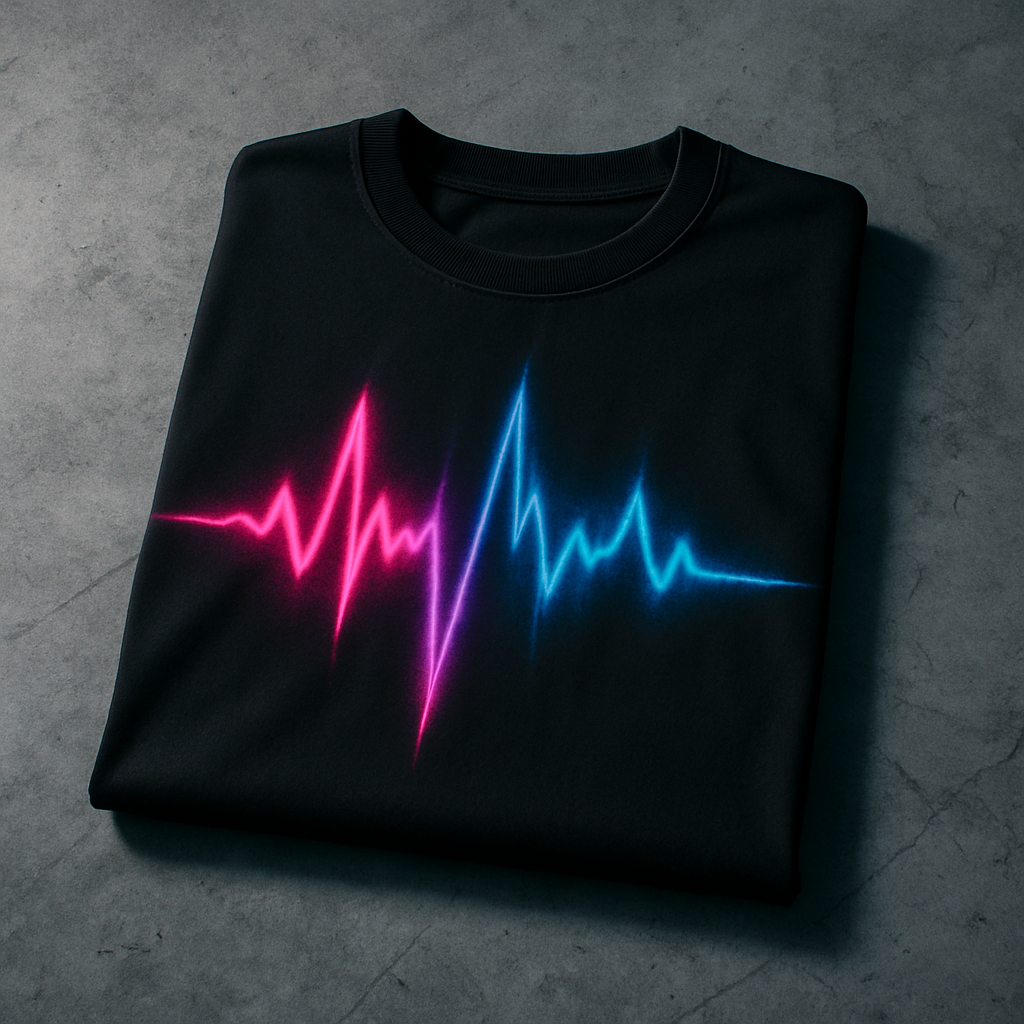 Featured neon graphic T-shirt
