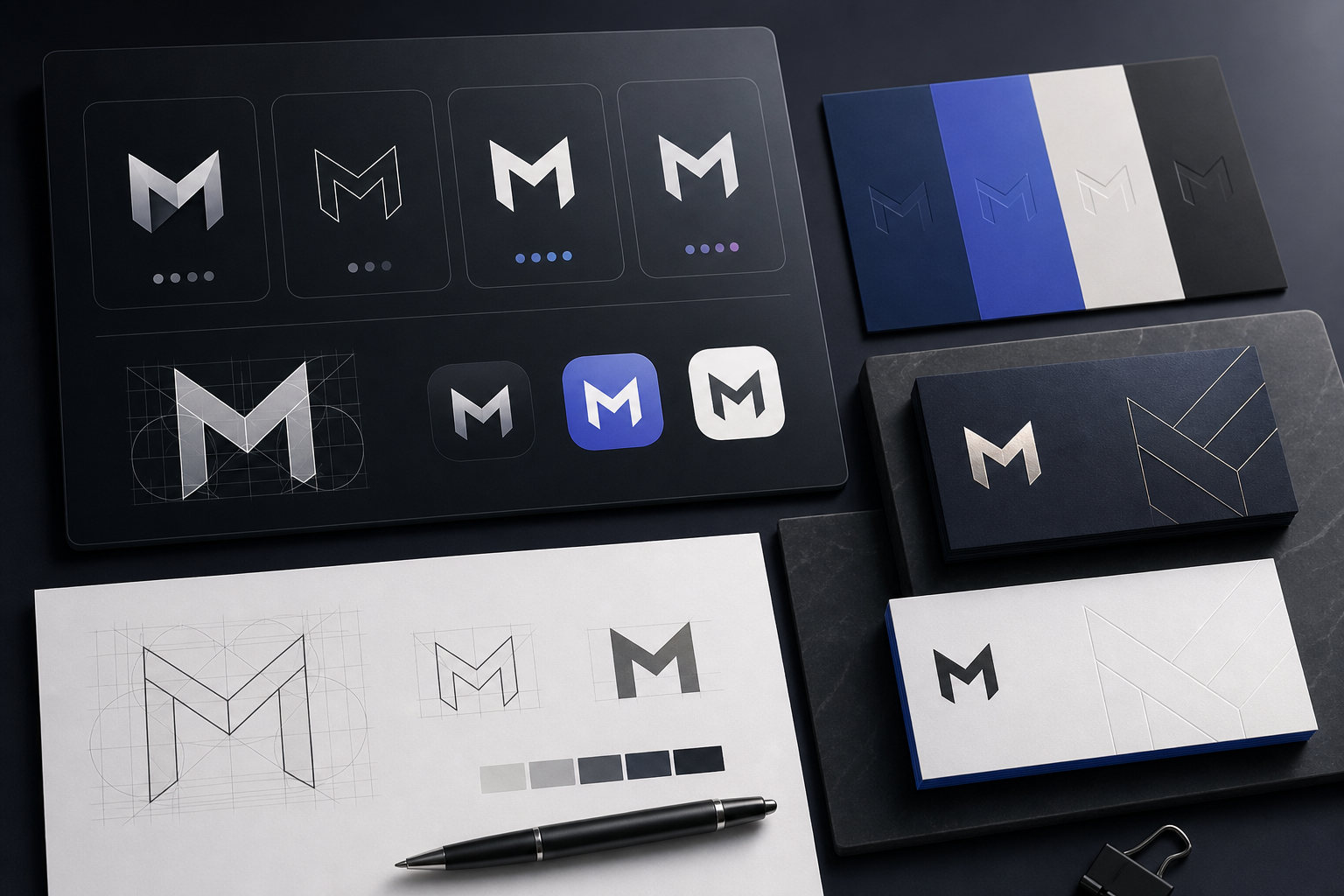 Premium logo yenileme çalışması görseli