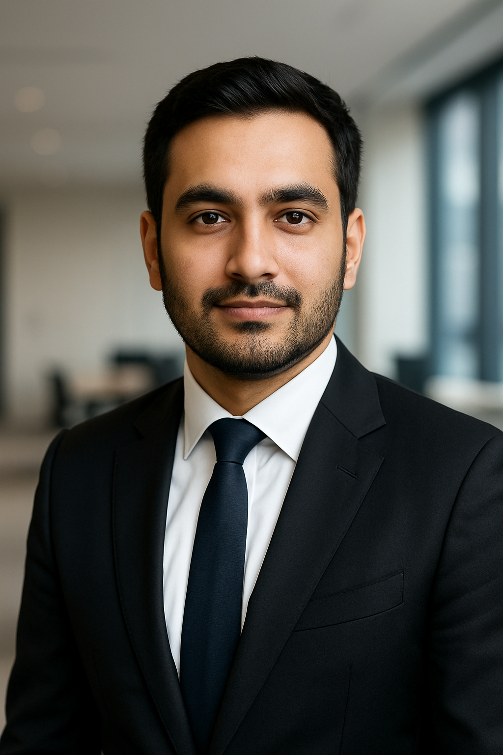 Professional portrait of Usman Akbar