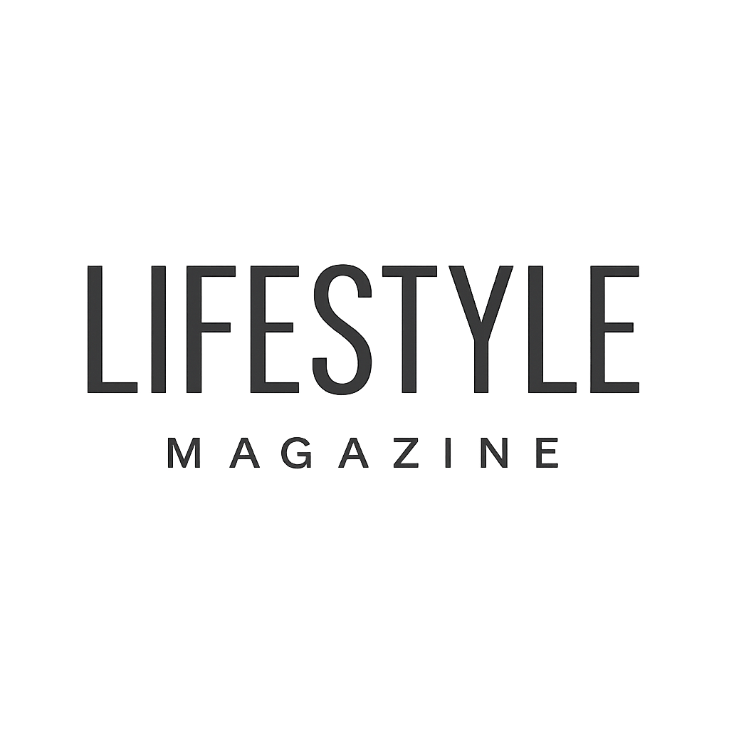 Contemporary lifestyle magazine publication logo