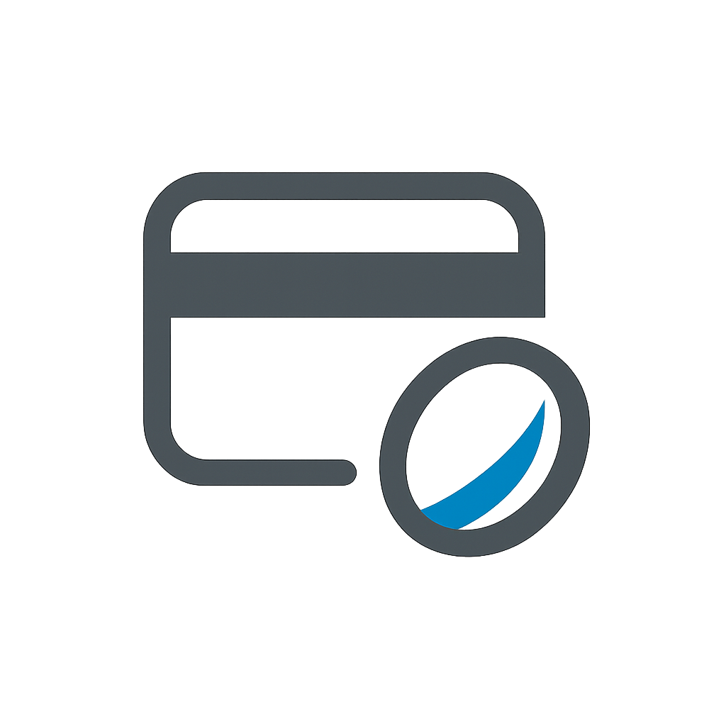 Placeholder logo for an online payment processing tool