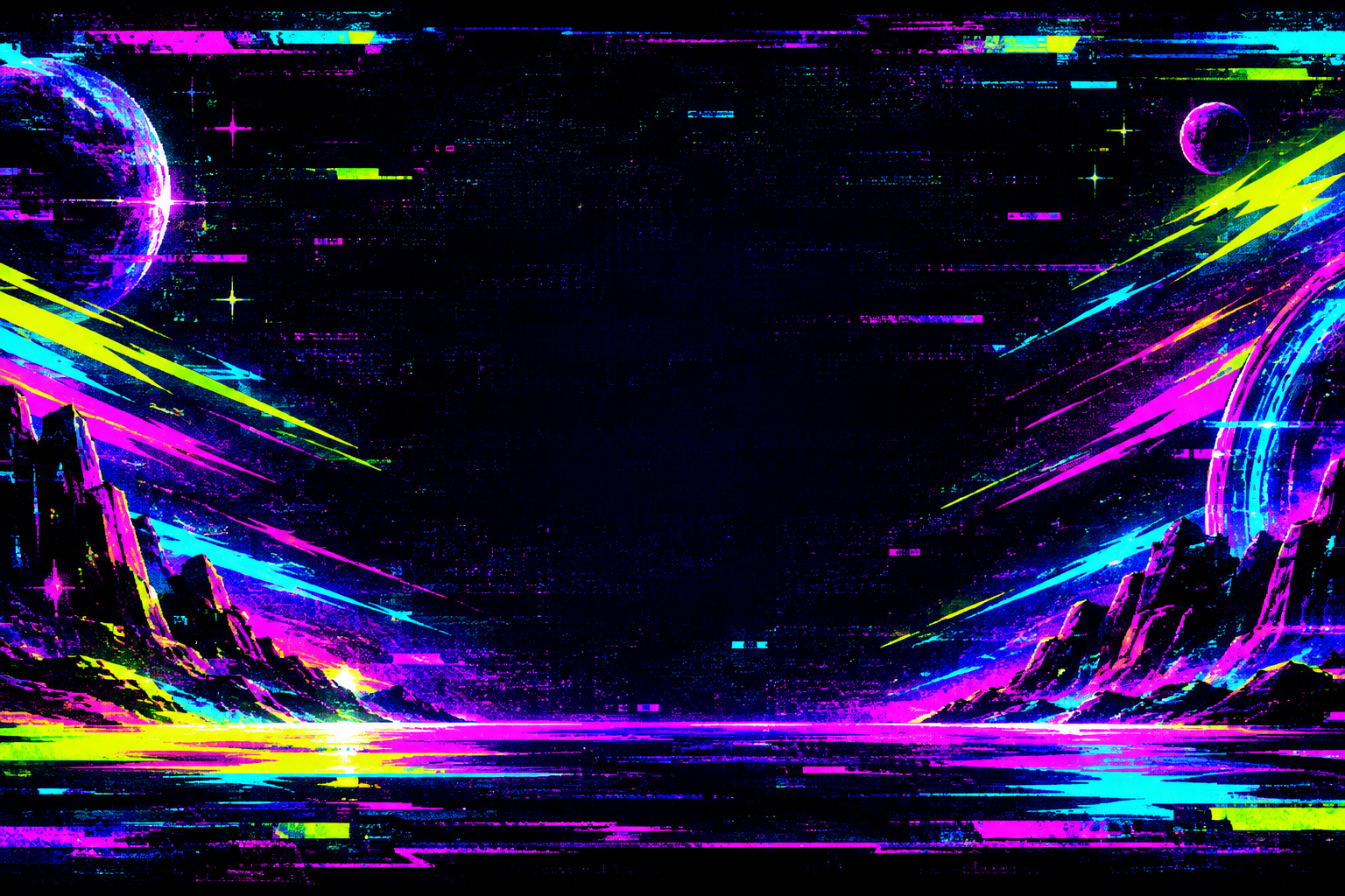 Wide horizontal placeholder panel for future Quantum Inu lore banner artwork