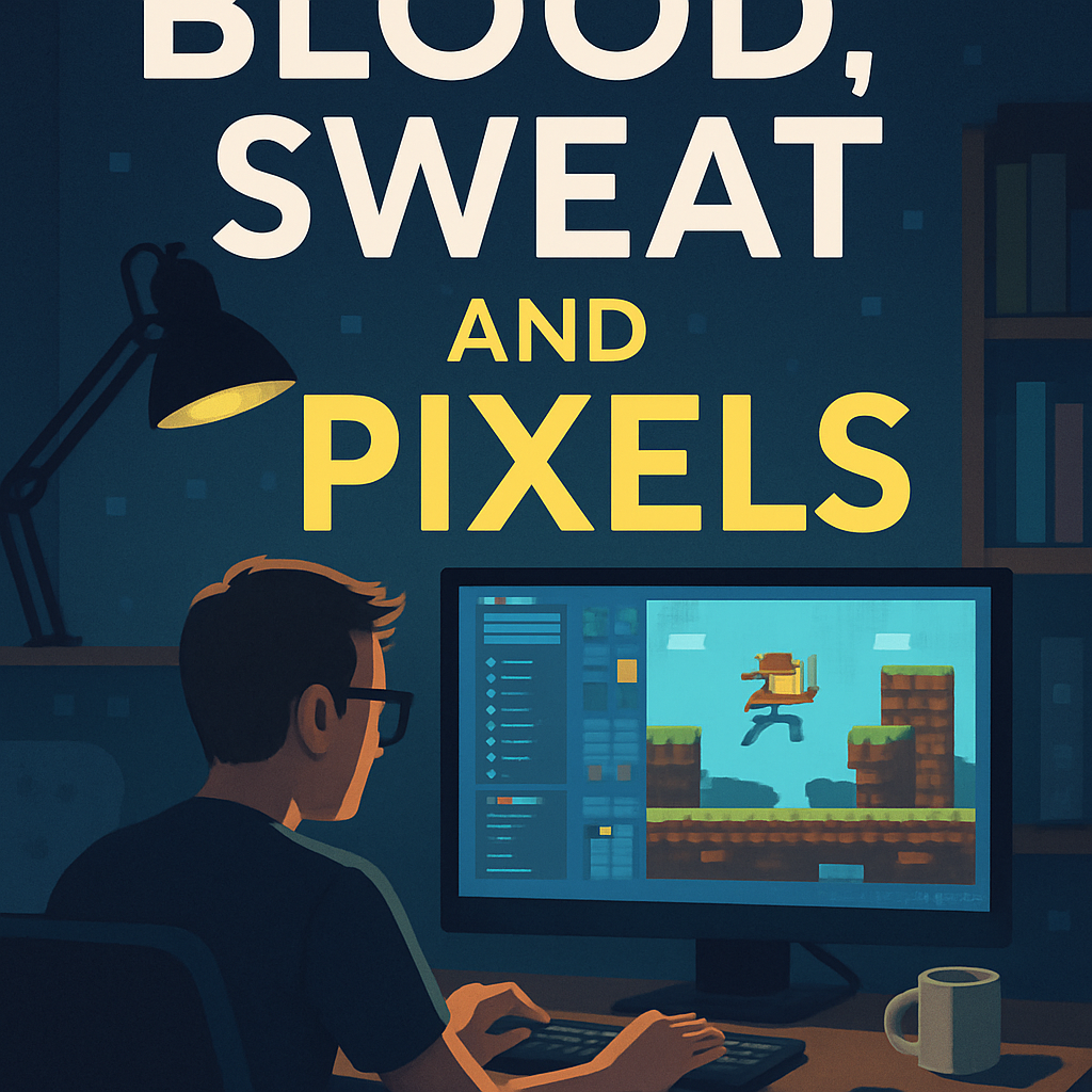Cover of 'Blood, Sweat, and Pixels' by Jason Schreier