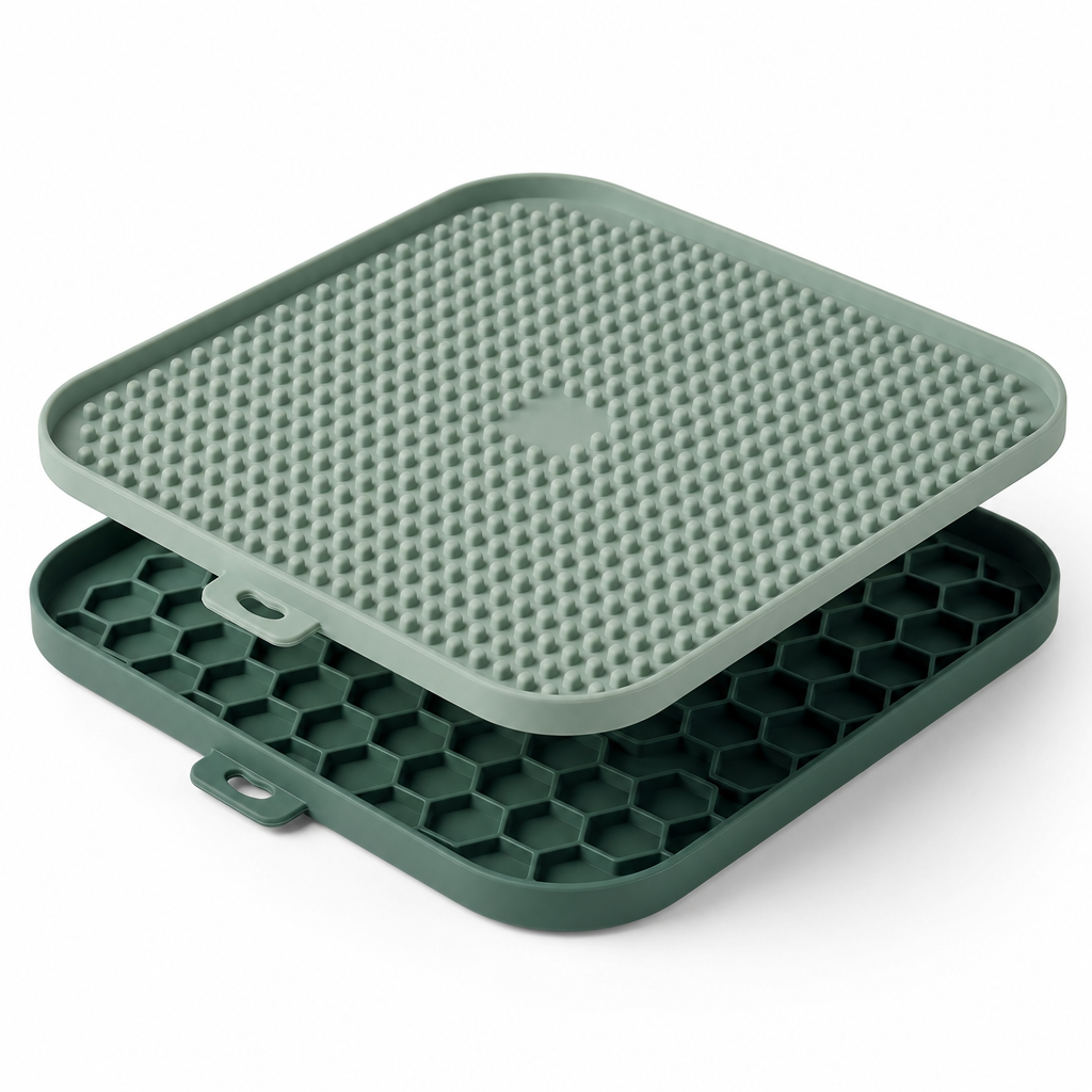 Double Layer Lick Mat silicone lick mat