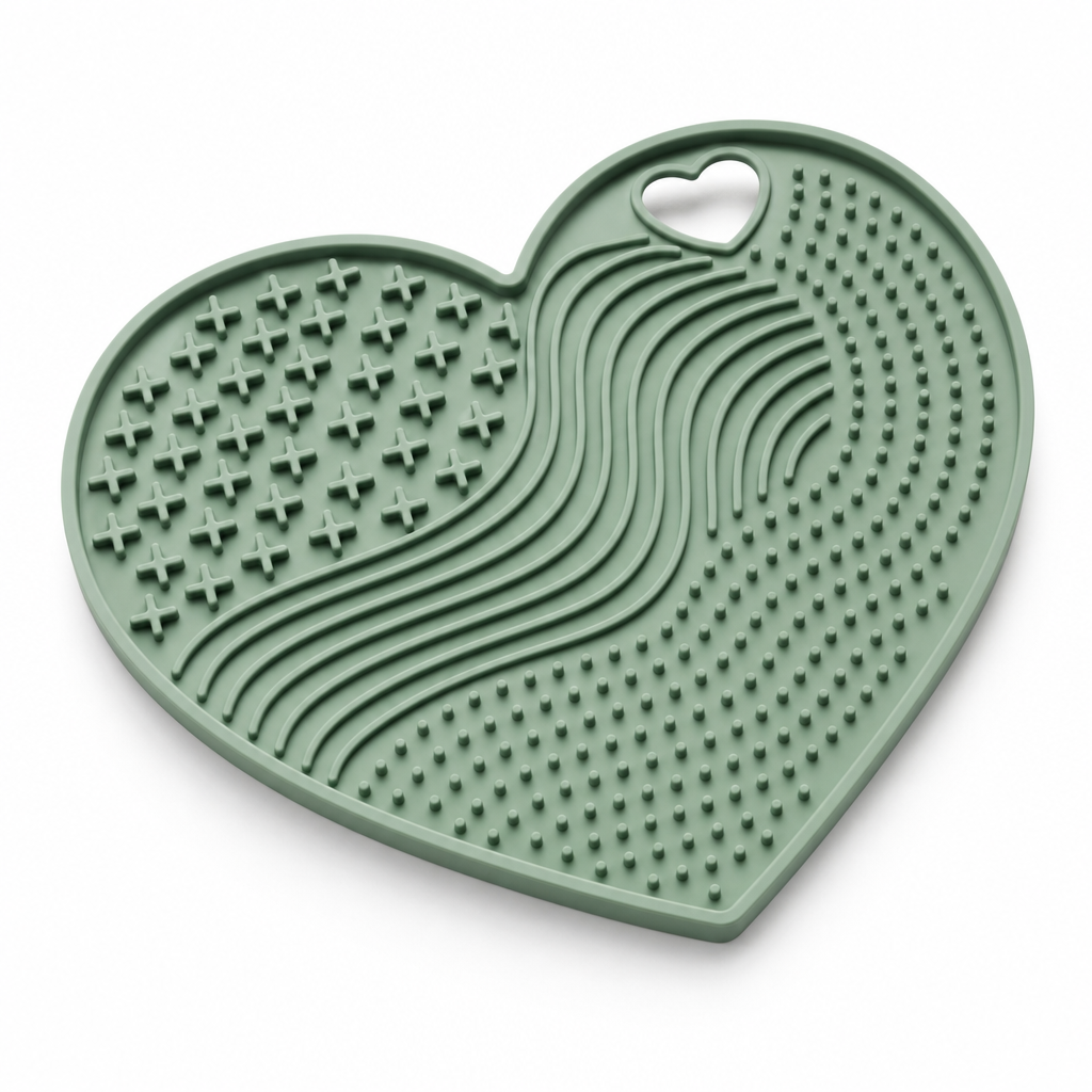 Heart Shape Mat silicone lick mat