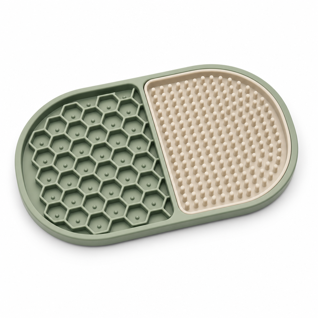 Dual Zone Lick Mat silicone lick mat
