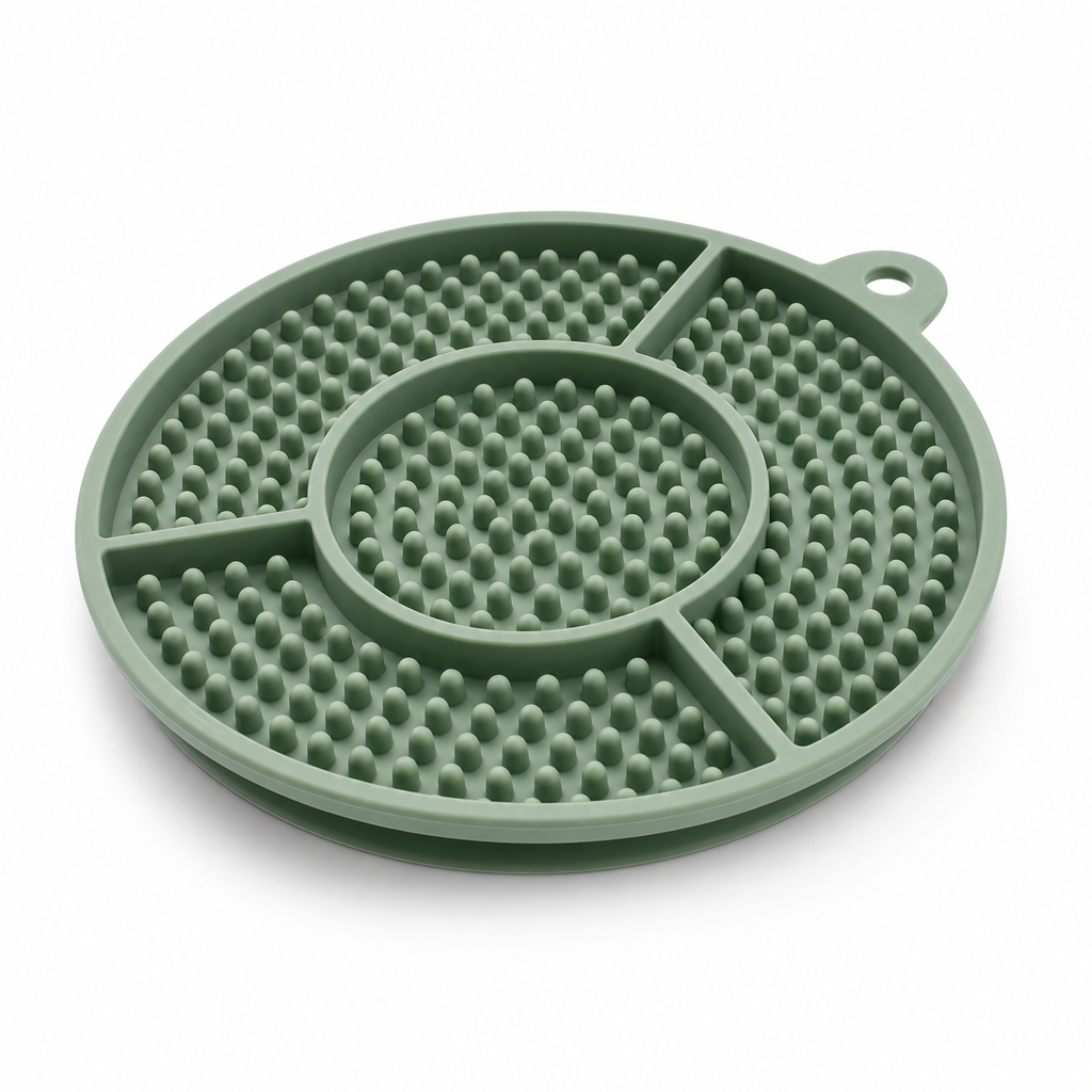 Round Suction Lick Mat silicone lick mat
