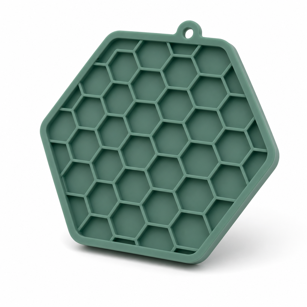 Honeycomb Lick Mat silicone lick mat