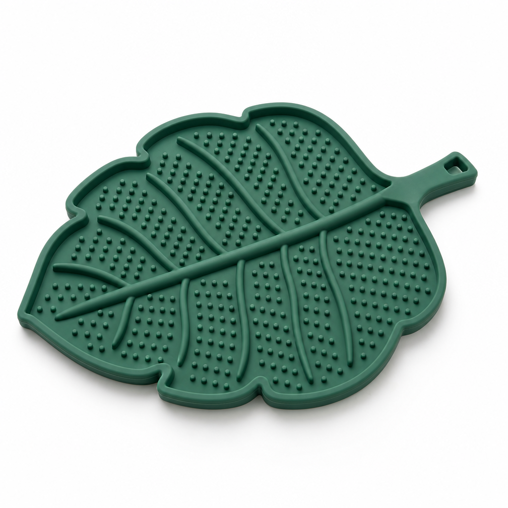 Leaf Shape Mat silicone lick mat