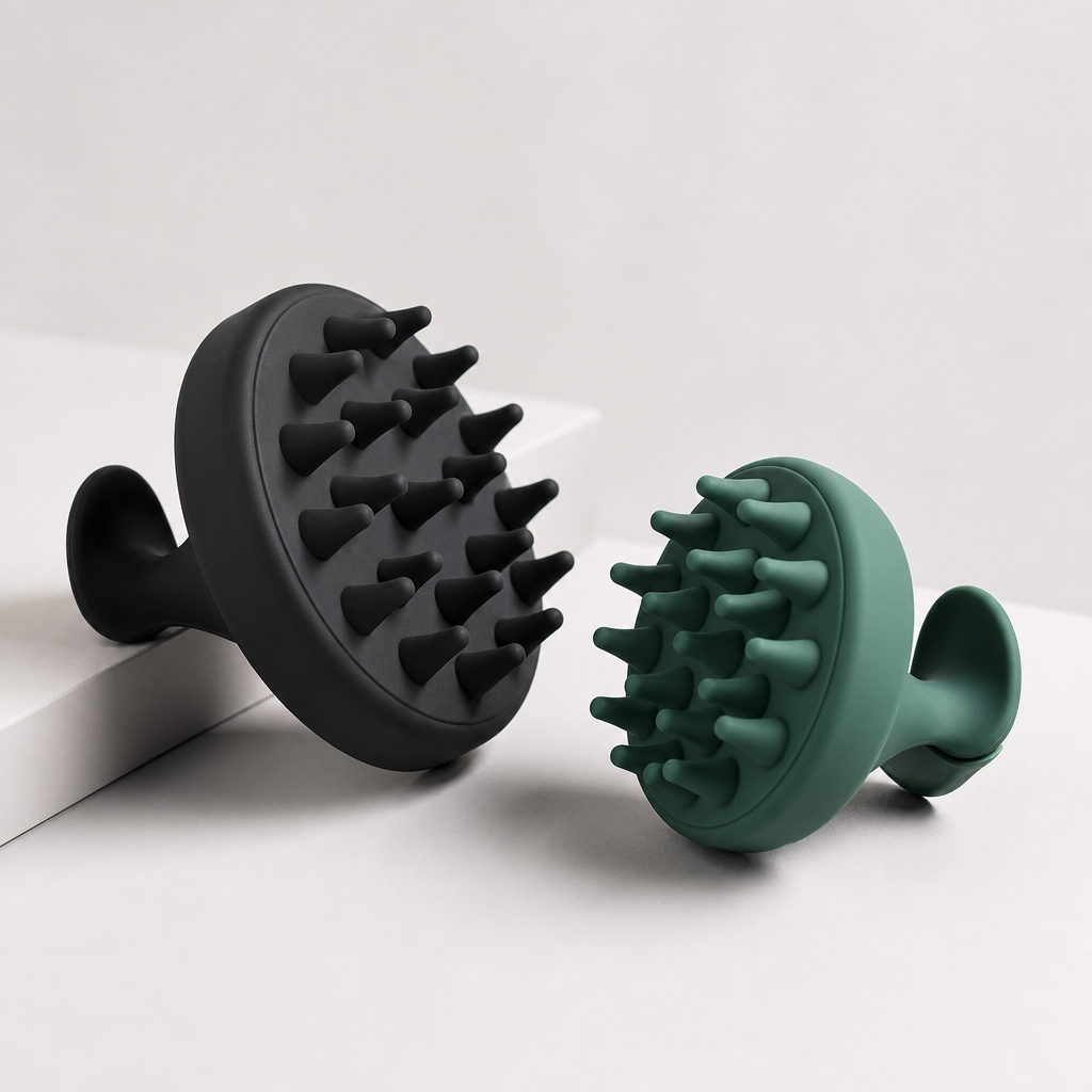 Silicone massage brushes
