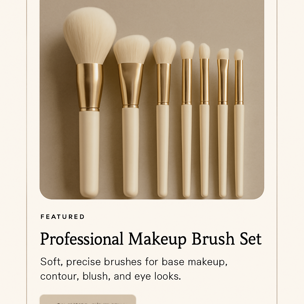 Professional Makeup Brush Set