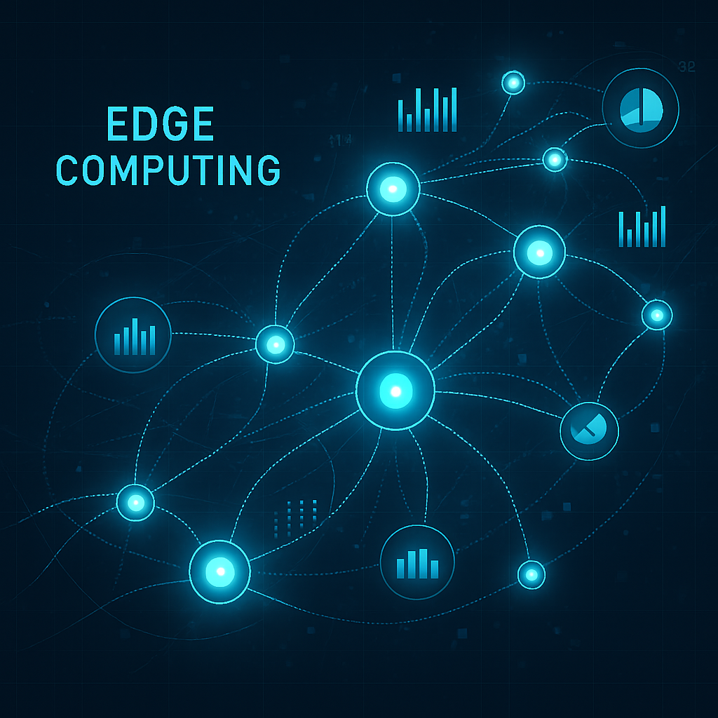 Edge computing network nodes with data visualization