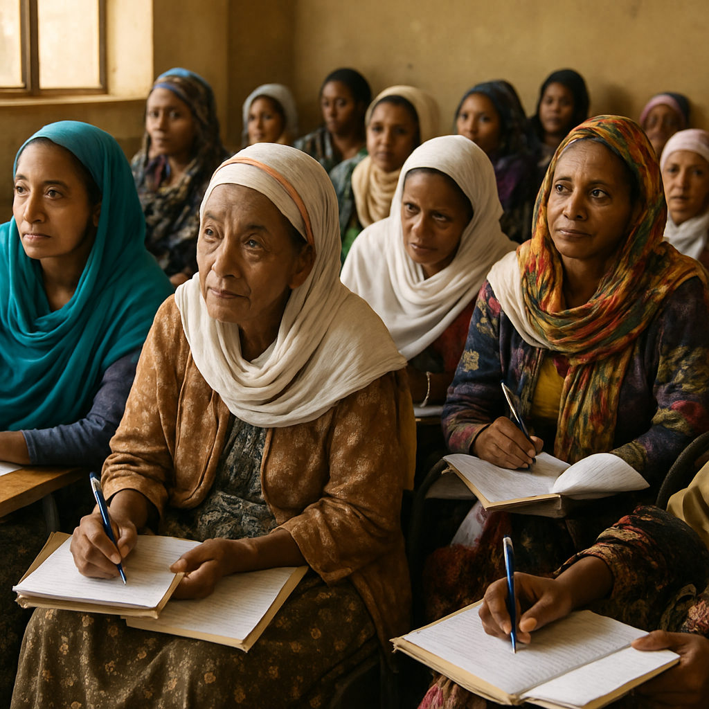 Women attending a livelihoods empowerment training in Ethiopia