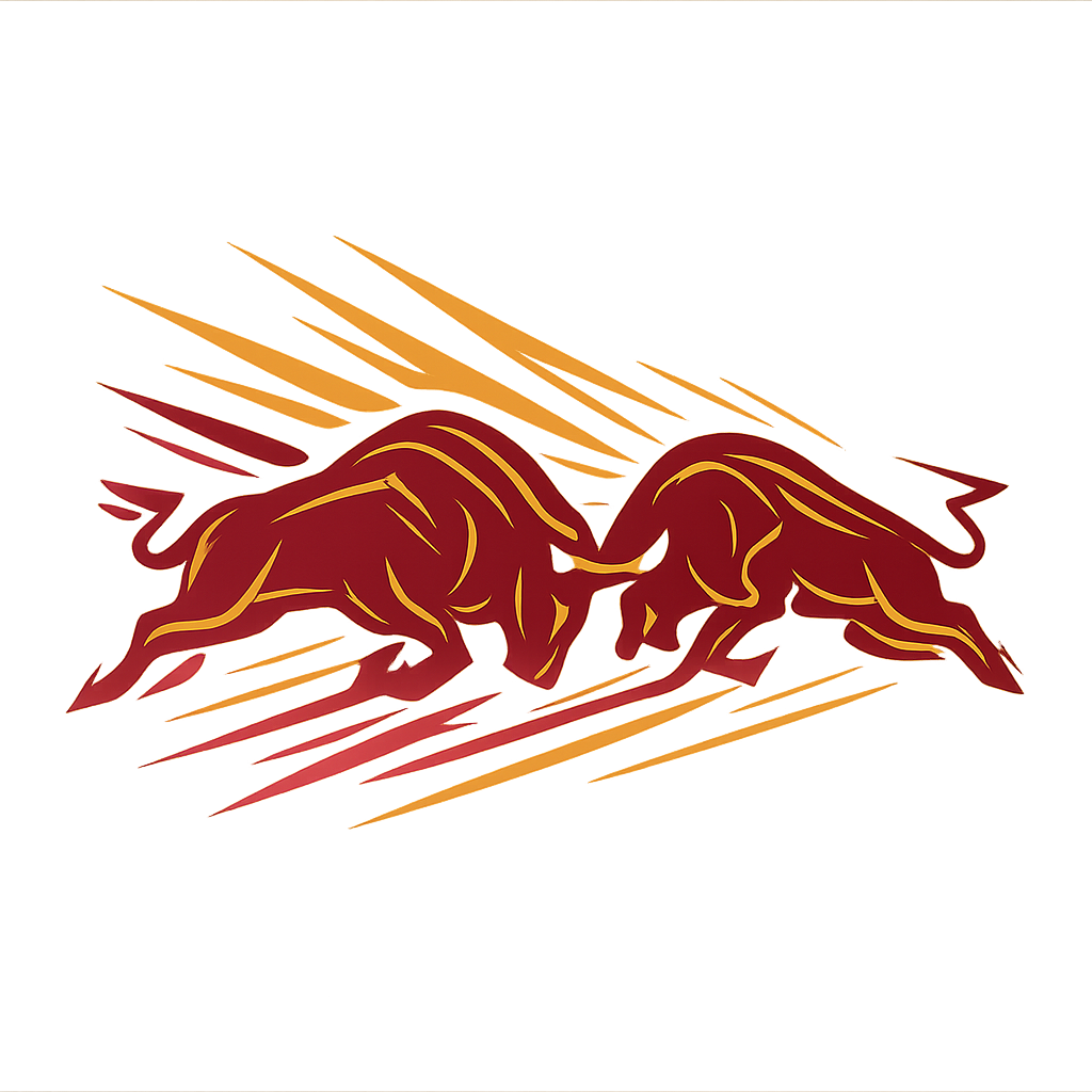 Logo inspirado en Red Bull, creativo y enérgico