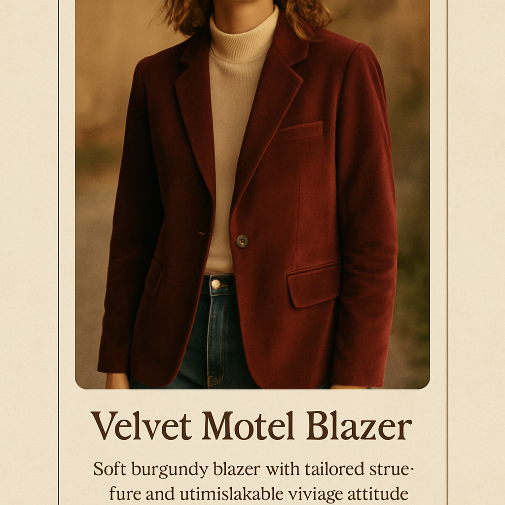 Velvet Motel Blazer