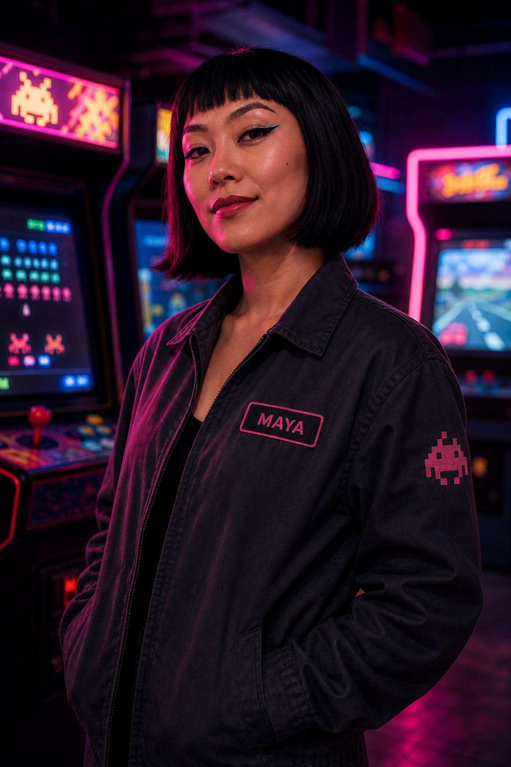 Portrait of Maya Nguyen, Game Floor Director