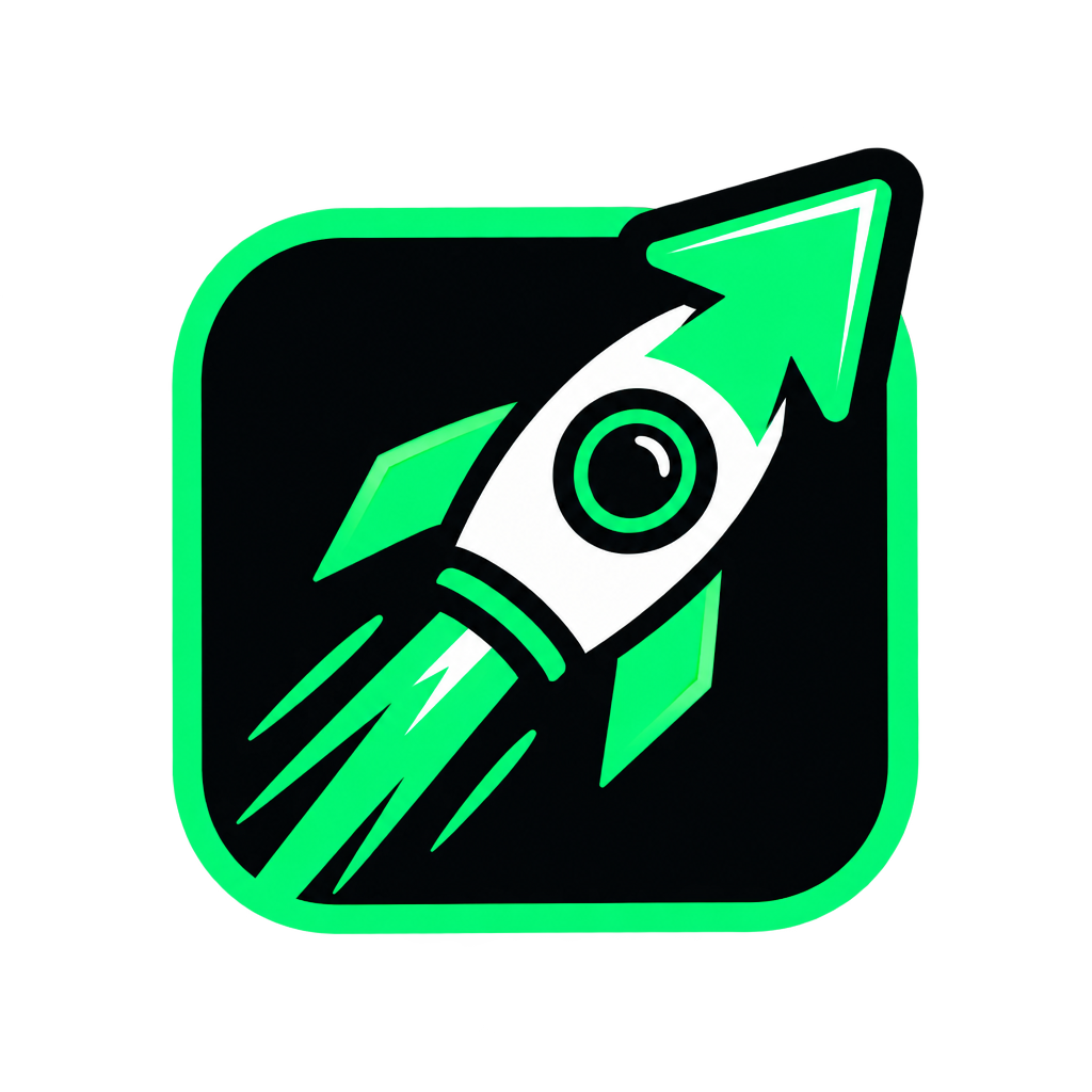 Pump.fun rocket-style icon badge