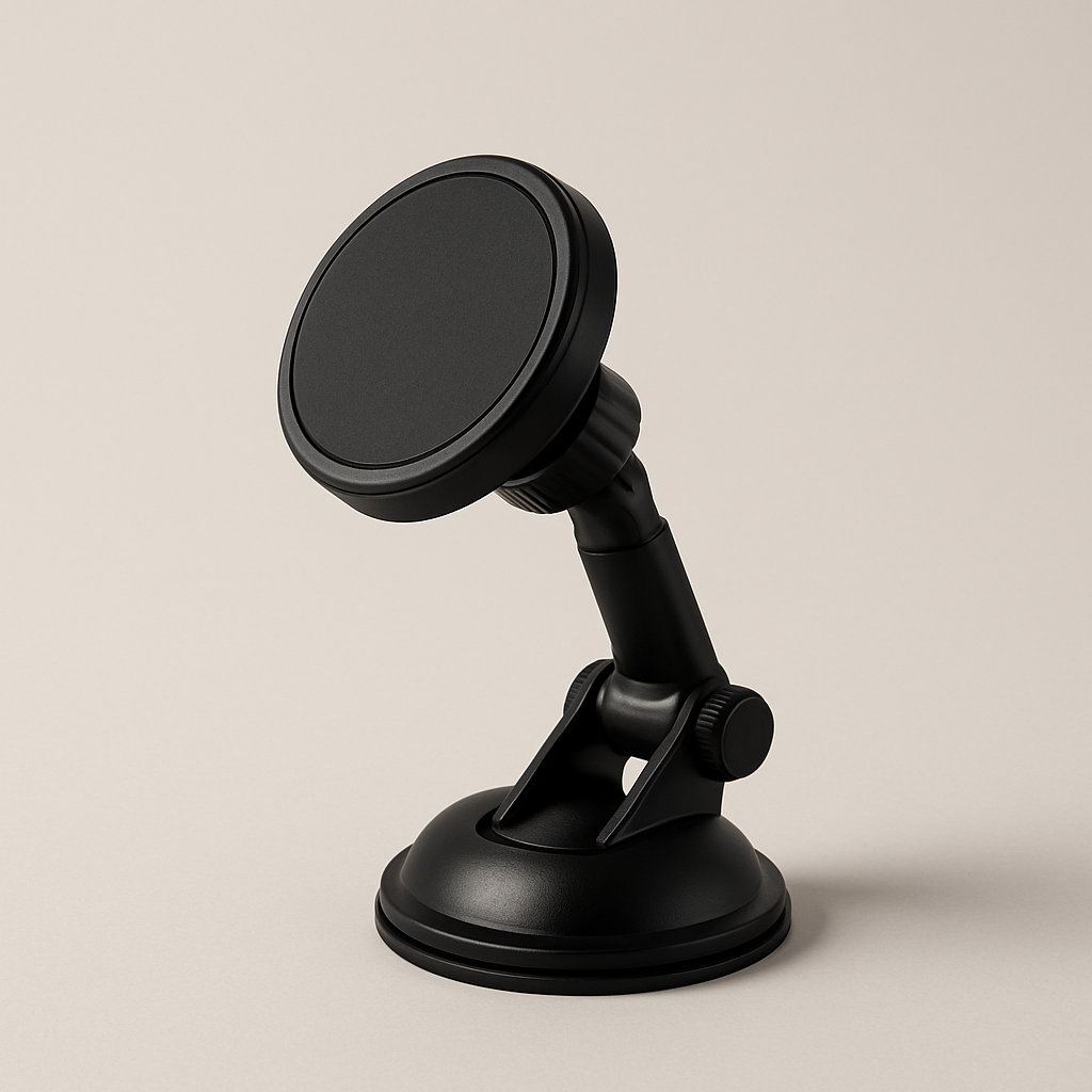 Support voiture magnétique noir avec bras articulé