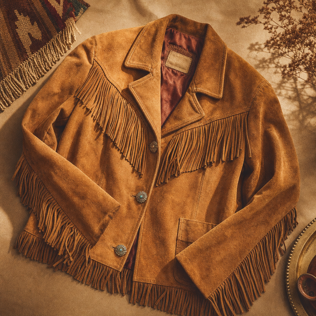Sunset Suede Fringe Jacket